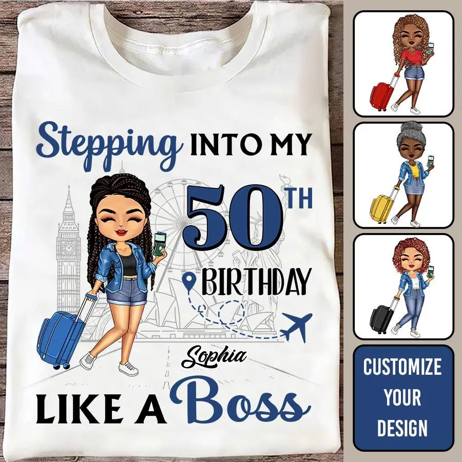 50th Birthday Shirts, Custom Birthday Shirts, Turning 50 Shirt, Gifts For Women Turning 50, 50 And Fabulous Shirt, 1975 Shirts, 50th Birthday Shirts For Her