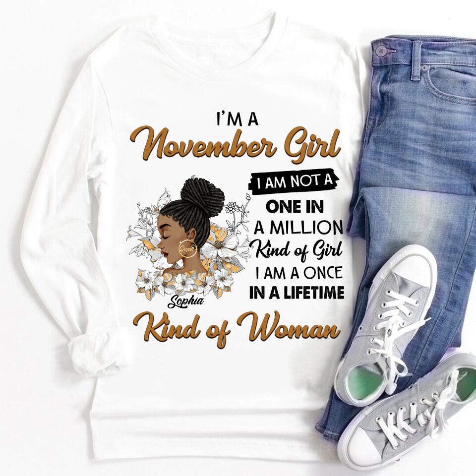 November Birthday Shirt, Custom Birthday Shirt, Queens are Born In November, November Birthday Shirts For Woman, November Birthday Gifts