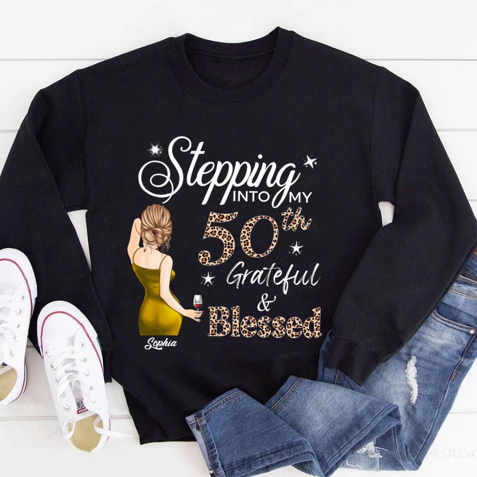Stepping Into My 50th Birthday, Custom Birthday Shirts, Vintage 1972 Shirt, 50th Birthday Unique 50th Birthday Ideas