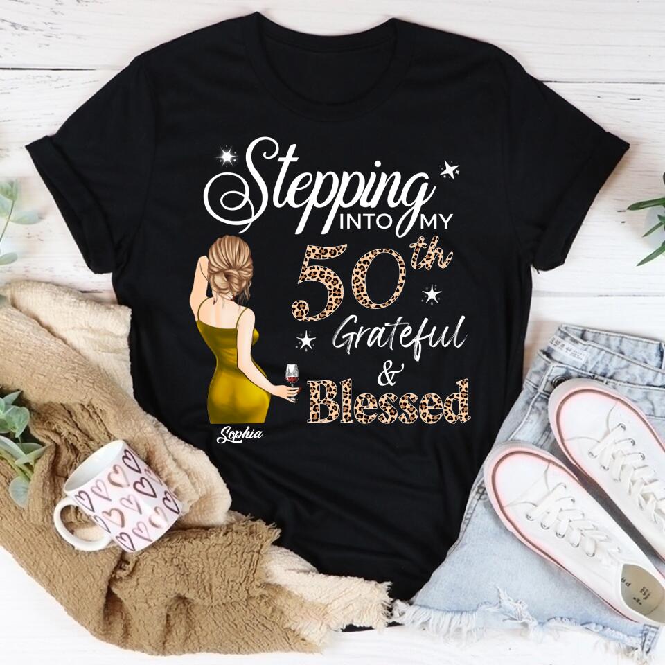 Stepping Into My 50th Birthday, Custom Birthday Shirts, Vintage 1972 Shirt, 50th Birthday Unique 50th Birthday Ideas