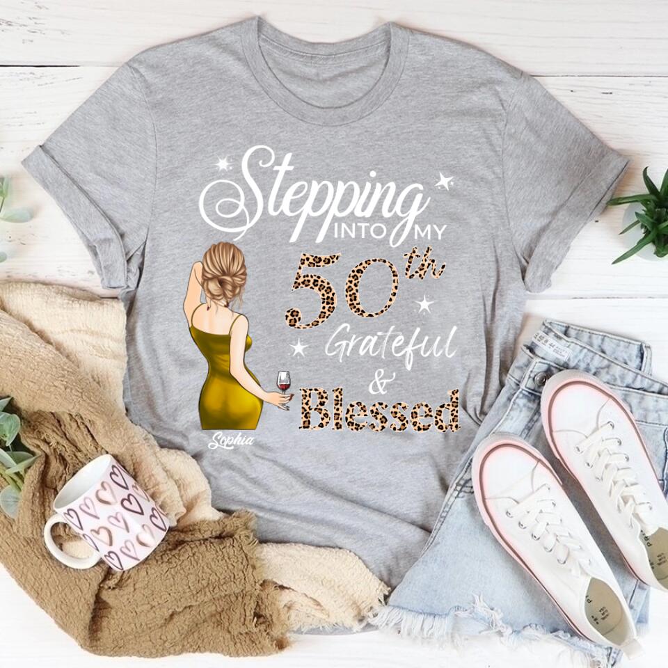 Stepping Into My 50th Birthday, Custom Birthday Shirts, Vintage 1972 Shirt, 50th Birthday Unique 50th Birthday Ideas