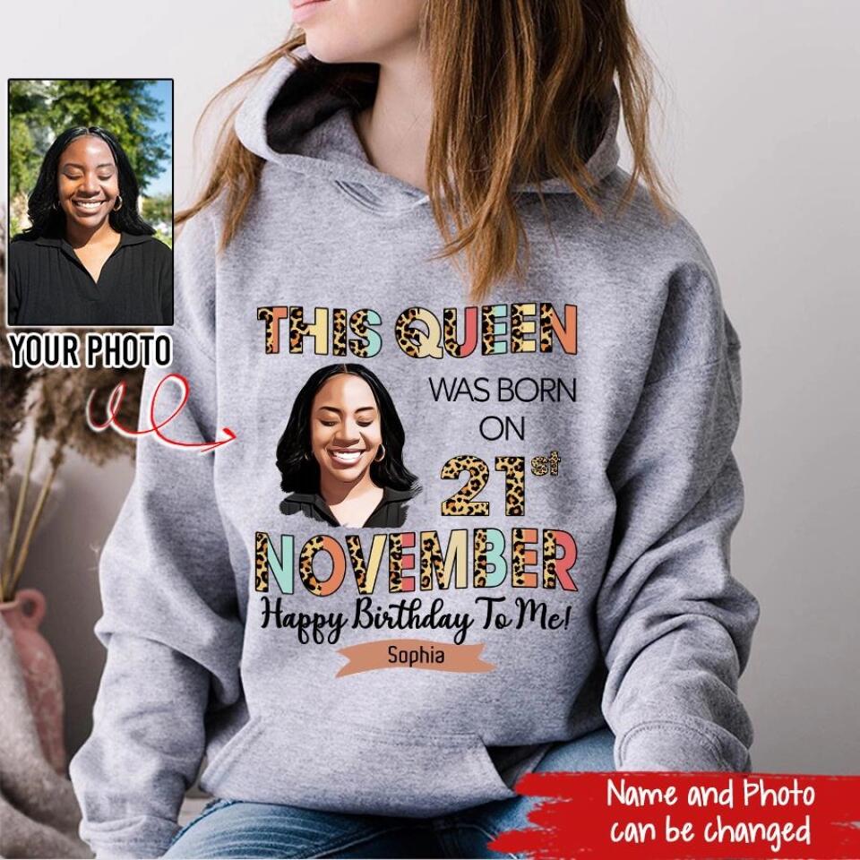 November Birthday Shirt, Custom Birthday Shirt, Queens Born In November, November Birthday Shirts For Woman, November Birthday Gifts