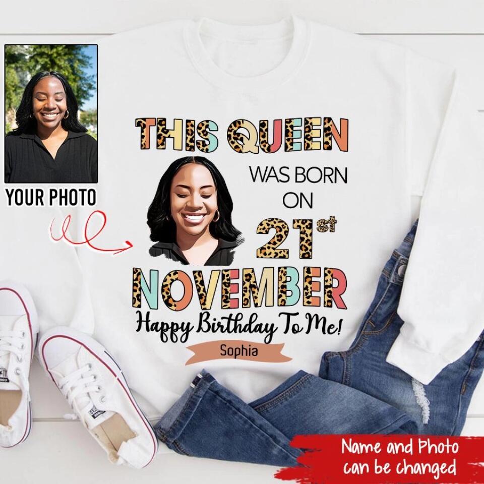 November Birthday Shirt, Custom Birthday Shirt, Queens Born In November, November Birthday Shirts For Woman, November Birthday Gifts