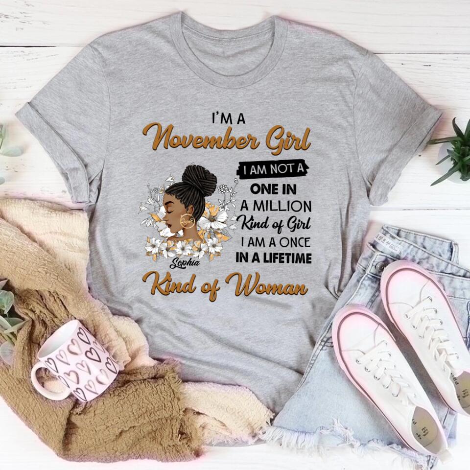 November Birthday Shirt, Custom Birthday Shirt, Queens are Born In November, November Birthday Shirts For Woman, November Birthday Gifts