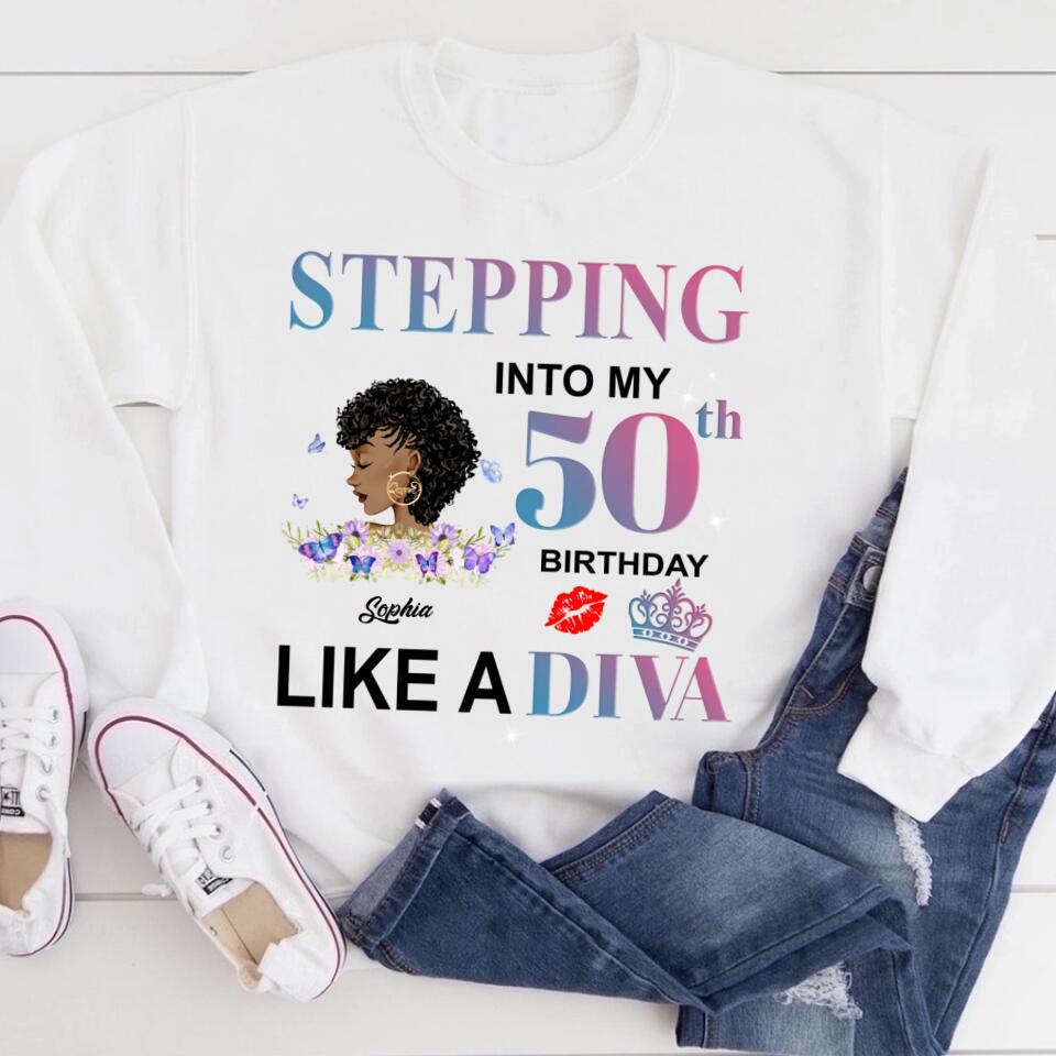 Chapter 50, Fabulous Since 1972 50th Birthday Unique T Shirt For Woman, Custom Birthday Shirt, Her Gifts For 50 Years Old , Turning 50 Birthday Cotton Shirt