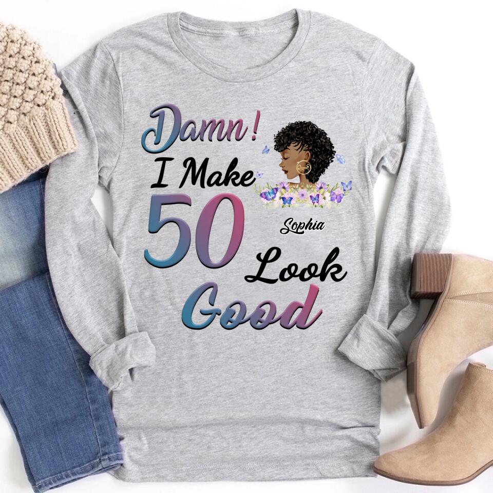 Chapter 50, Fabulous Since 1972 50th Birthday Unique T Shirt For Woman, Custom Birthday Shirt, Her Gifts For 50 Years Old , Turning 50 Birthday Cotton Shirt