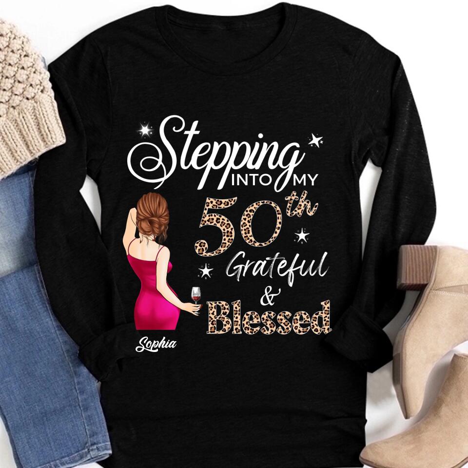 Stepping Into My 50th Birthday, Custom Birthday Shirts, Vintage 1972 Shirt, 50th Birthday Unique 50th Birthday Ideas