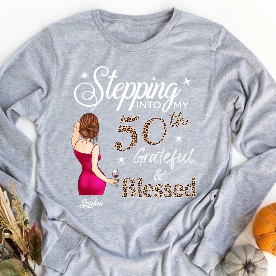 Stepping Into My 50th Birthday, Custom Birthday Shirts, Vintage 1972 Shirt, 50th Birthday Unique 50th Birthday Ideas