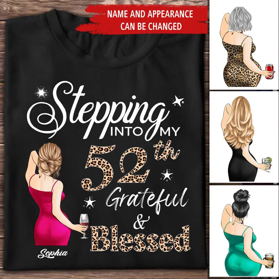 Stepping Into My 52nd Birthday, Custom Birthday Shirts, Vintage 1971 Shirt, 52nd Birthday Unique 52nd Birthday Ideas