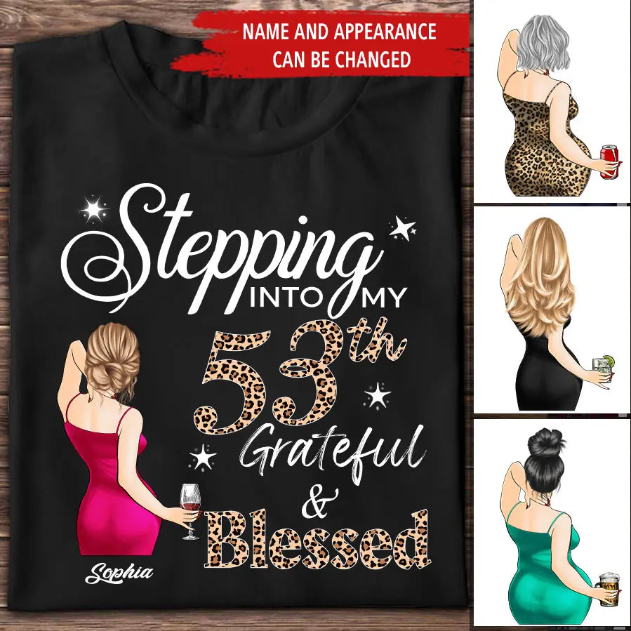 Stepping Into My 53rd Birthday, Custom Birthday Shirts, Vintage 1970 Shirt, 53rd Birthday Unique 53rd Birthday Ideas
