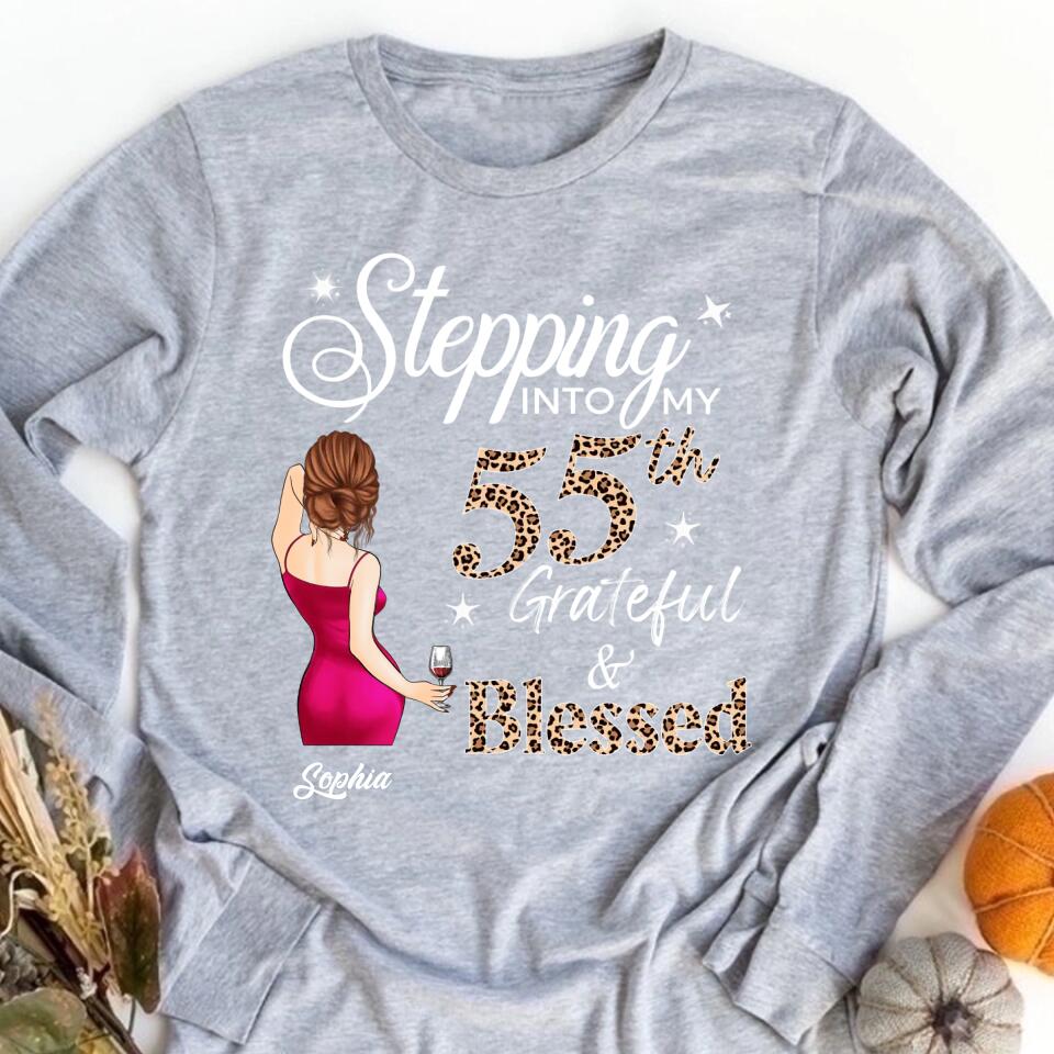 Stepping Into My 55th Birthday, Custom Birthday Shirts, Vintage 1967 Shirt, 55th Birthday Unique 55th Birthday Ideas