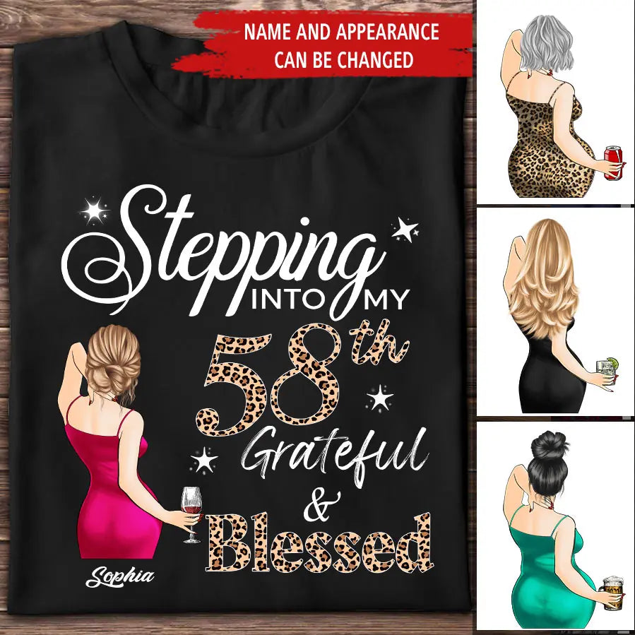 Stepping Into My 58th Birthday, Custom Birthday Shirts, Vintage 1964 Shirt, 58th Birthday Unique 58th Birthday Ideas