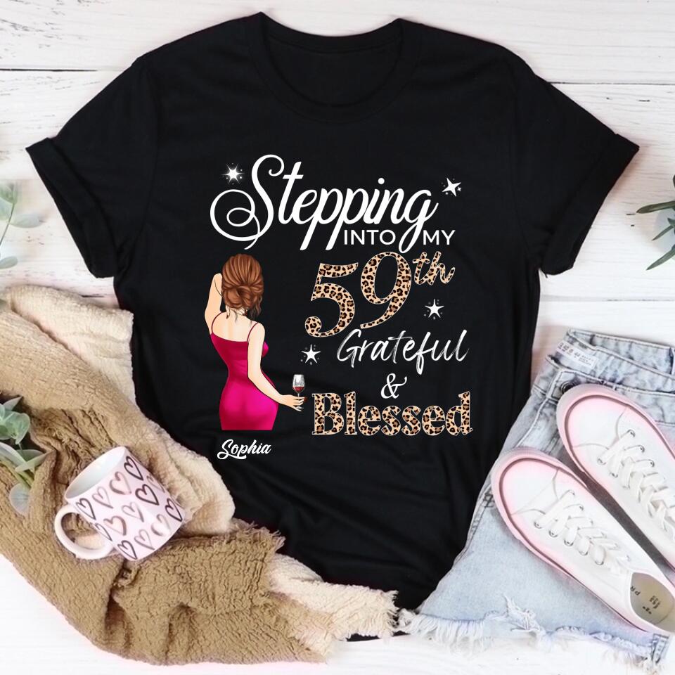Stepping Into My 59th Birthday, Custom Birthday Shirts, Vintage 1963 Shirt, 59th Birthday Unique 59th Birthday Ideas
