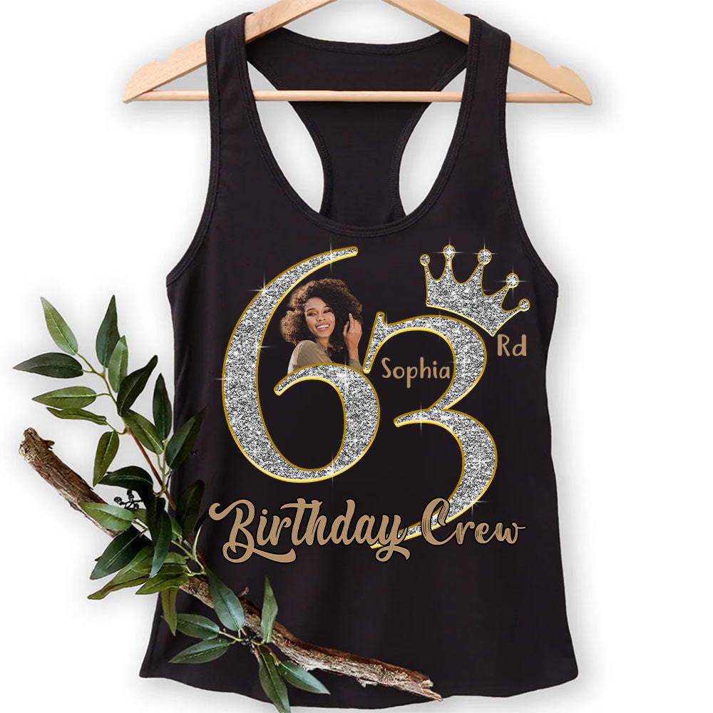 63rd Birthday Shirts, Custom Photo Birthday Shirts, Turning 63 Shirt For Women, Turning 63 And Fabulous Shirt, Best Gifts For Women Turning 63-YPT-HCT