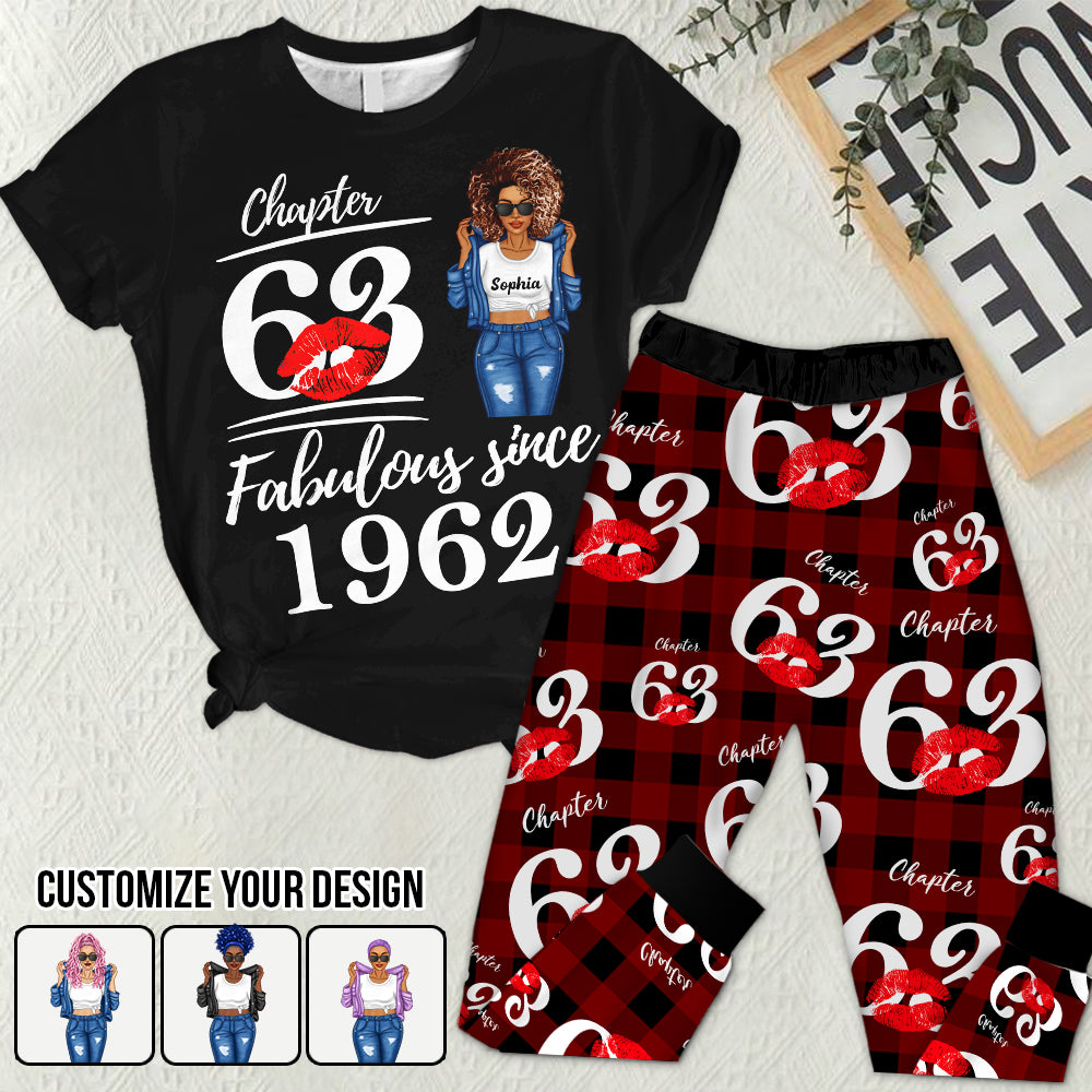 Premium Pajamas Set - Gift Ideas For 63rd Birthday, 1962 Birthday Gifts Ideas, Gift Ideas 63rd Birthday Woman - HCT