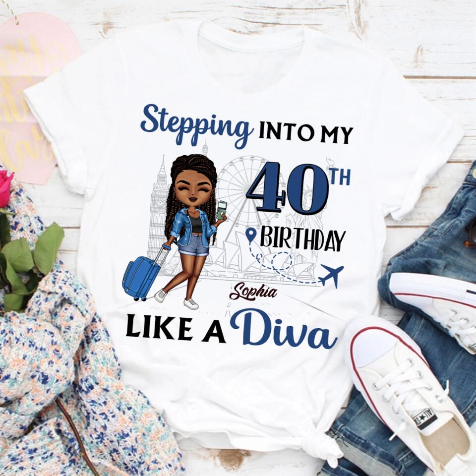 Chapter 40, Fabulous Since 1983 40th Birthday Unique T Shirt For Woman, Custom Birthday Shirt, Her Gifts For 40 Years Old , Turning 40 Birthday Cotton Shirt