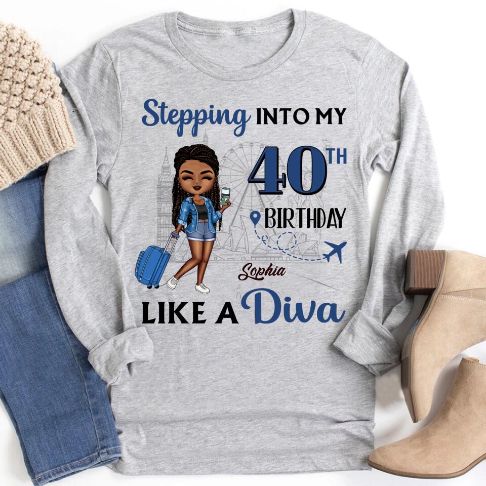 Chapter 40, Fabulous Since 1983 40th Birthday Unique T Shirt For Woman, Custom Birthday Shirt, Her Gifts For 40 Years Old , Turning 40 Birthday Cotton Shirt