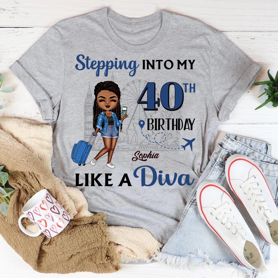 Chapter 40, Fabulous Since 1983 40th Birthday Unique T Shirt For Woman, Custom Birthday Shirt, Her Gifts For 40 Years Old , Turning 40 Birthday Cotton Shirt