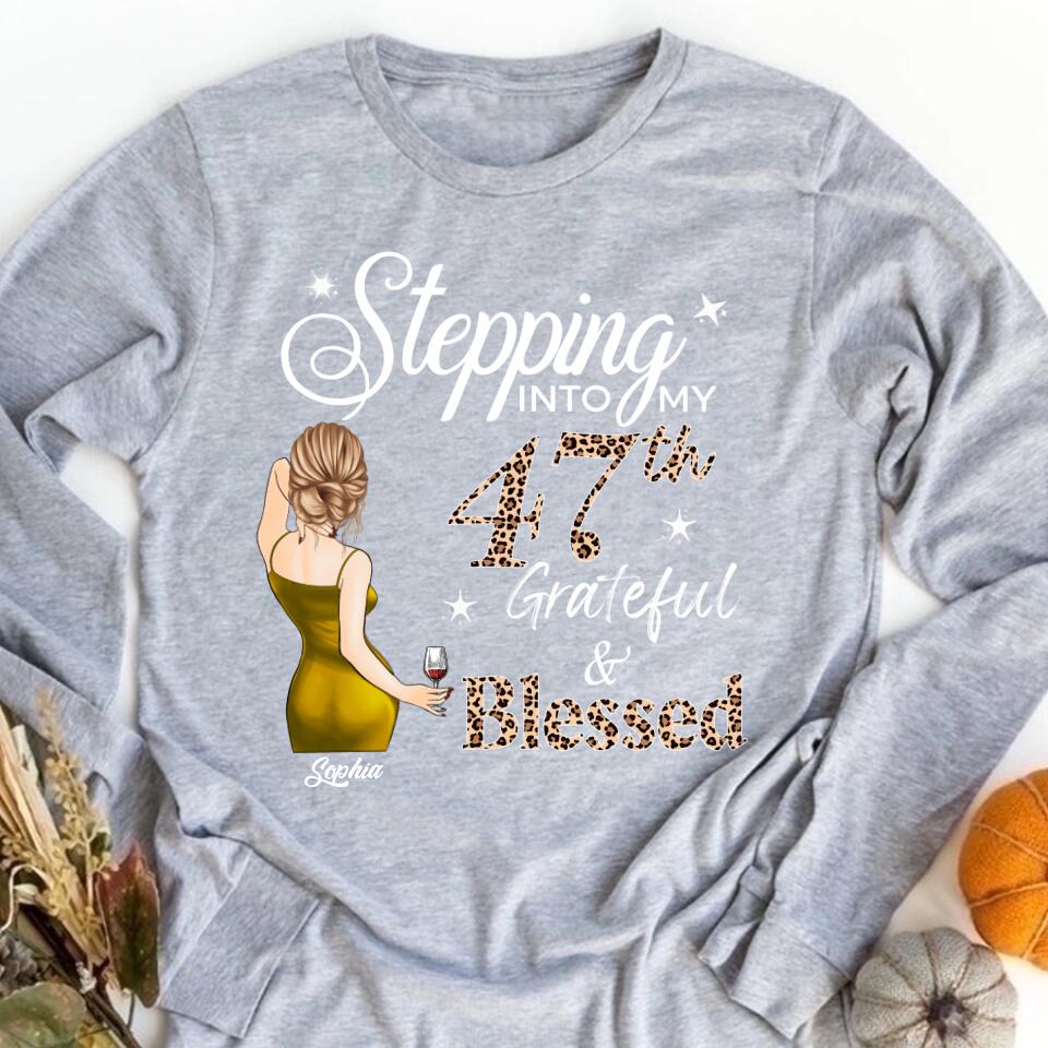 Stepping Into My 47th Birthday, Custom Birthday Shirts, Vintage 1976 Shirt, 47th Birthday Unique 47th Birthday Ideas
