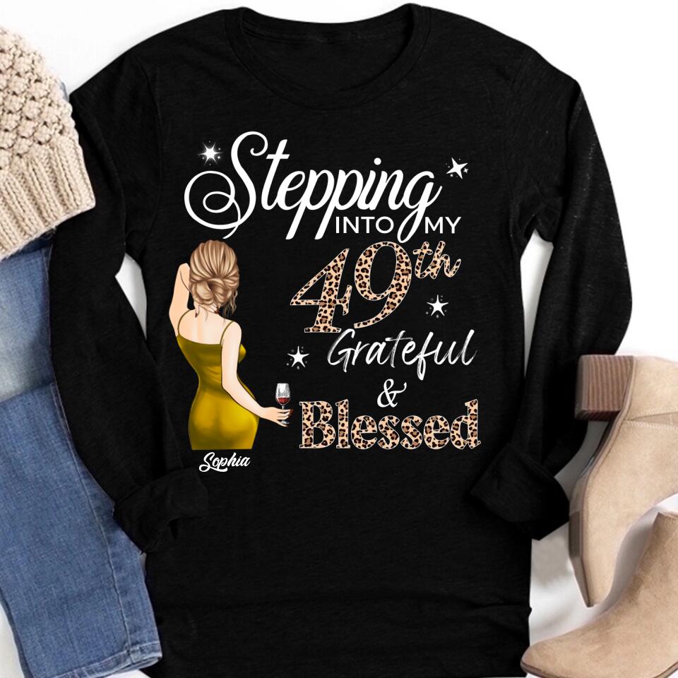 Stepping Into My 49th Birthday, Custom Birthday Shirts, Vintage 1974 Shirt, 49th Birthday Unique 49th Birthday Ideas