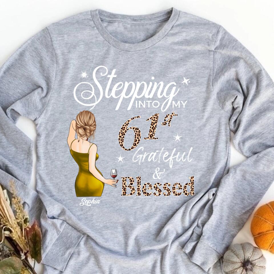 Stepping Into My 61st Birthday, Custom Birthday Shirts, Vintage 1962 Shirt, 61st Birthday Unique 61st Birthday Ideas