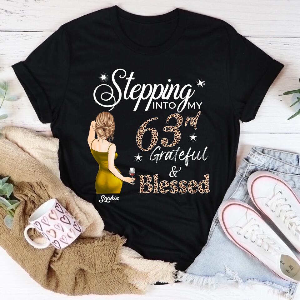 Stepping Into My 63rd Birthday, Custom Birthday Shirts, Vintage 1960 Shirt, 63rd Birthday Unique 63rd Birthday Ideas