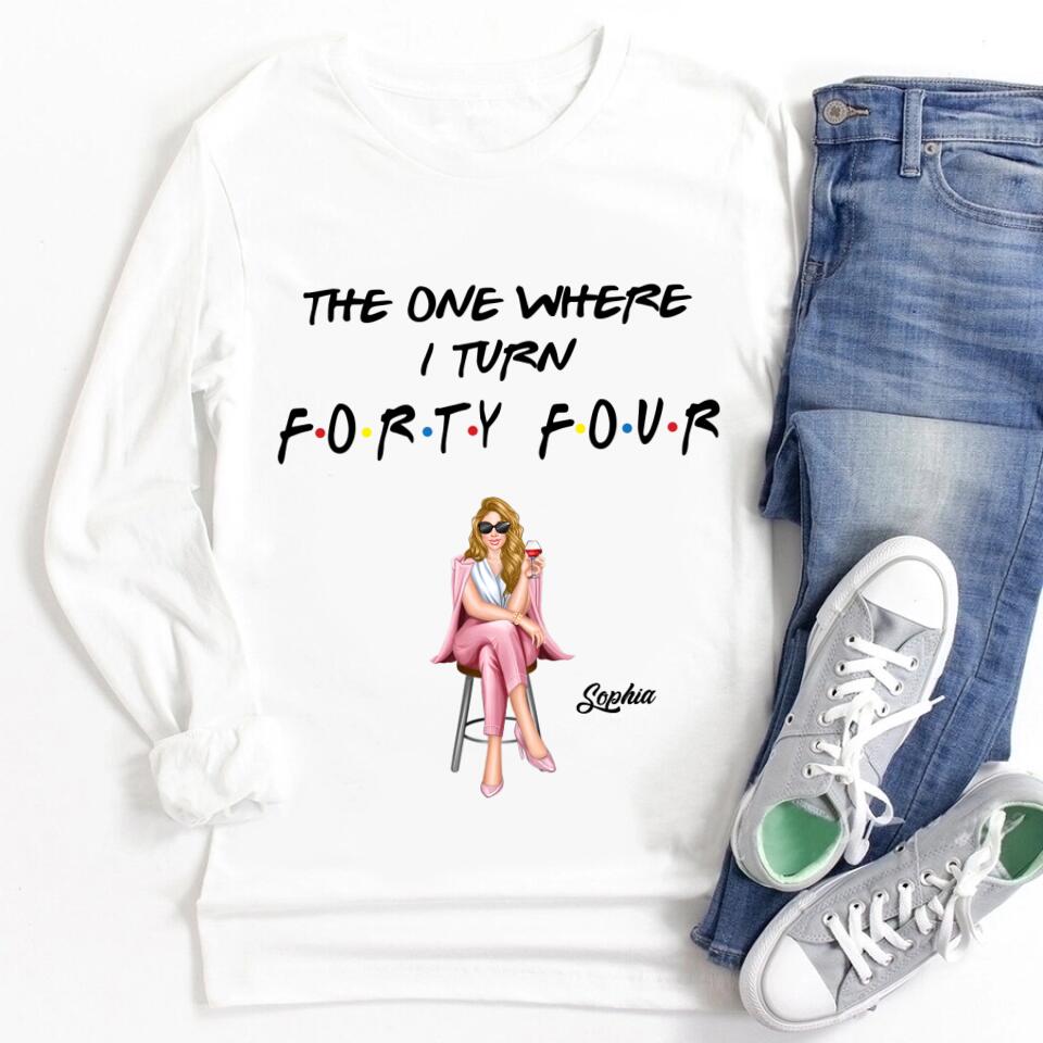 Chapter 44, Fabulous Since 1979 44th Birthday Unique T Shirt For Woman, Custom Birthday Shirt, Her Gifts For 44 Years Old , Turning 44 Birthday Cotton Shirt