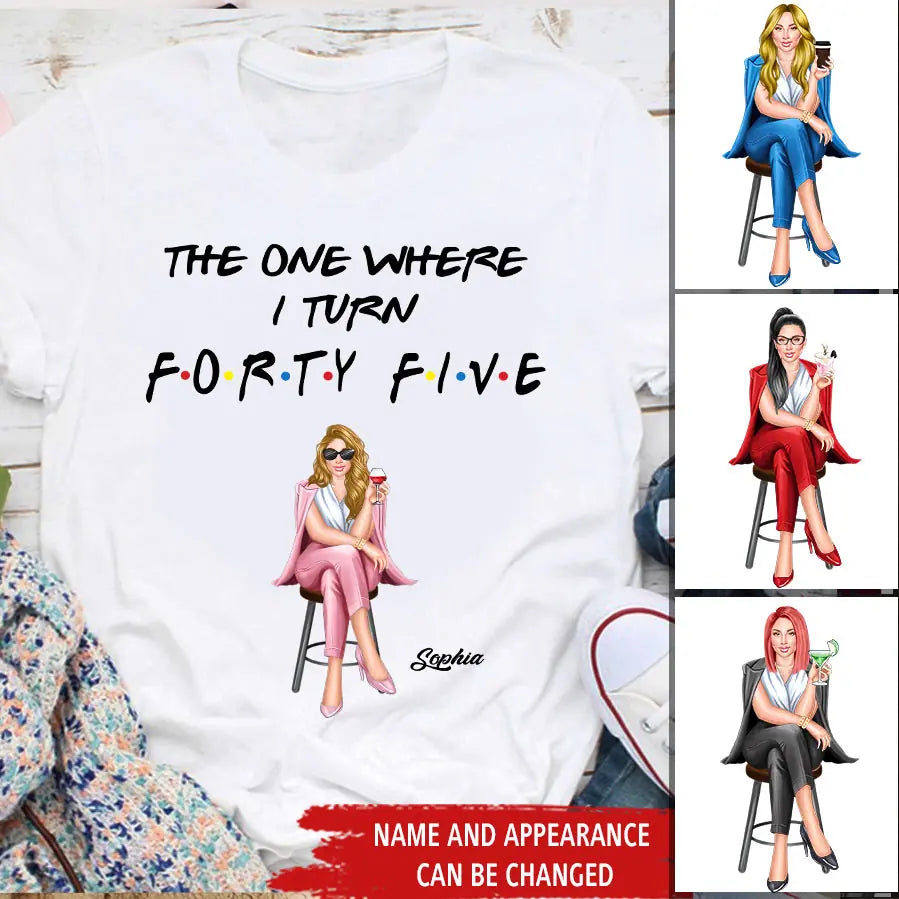 Chapter 45, Fabulous Since 1978 45th Birthday Unique T Shirt For Woman, Custom Birthday Shirt, Her Gifts For 45 Years Old , Turning 45 Birthday Cotton Shirt