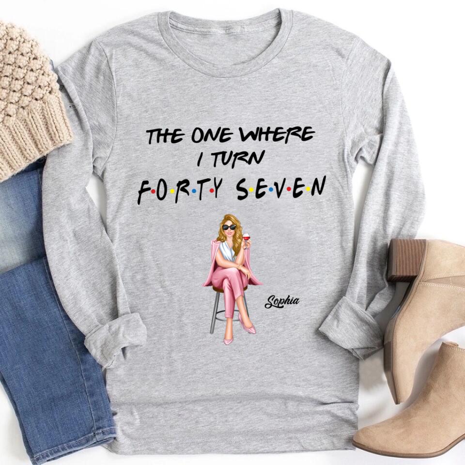 Chapter 47, Fabulous Since 1976 47th Birthday Unique T Shirt For Woman, Custom Birthday Shirt, Her Gifts For 47 Years Old , Turning 47 Birthday Cotton Shirt