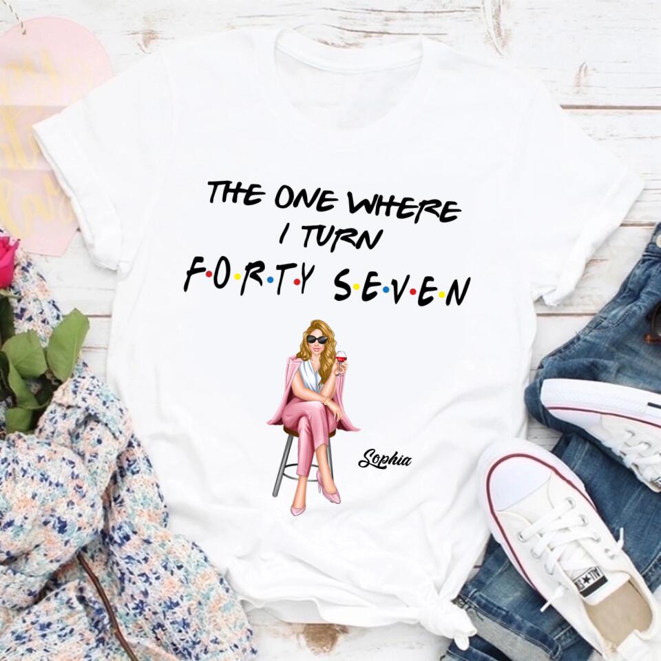 Chapter 47, Fabulous Since 1976 47th Birthday Unique T Shirt For Woman, Custom Birthday Shirt, Her Gifts For 47 Years Old , Turning 47 Birthday Cotton Shirt