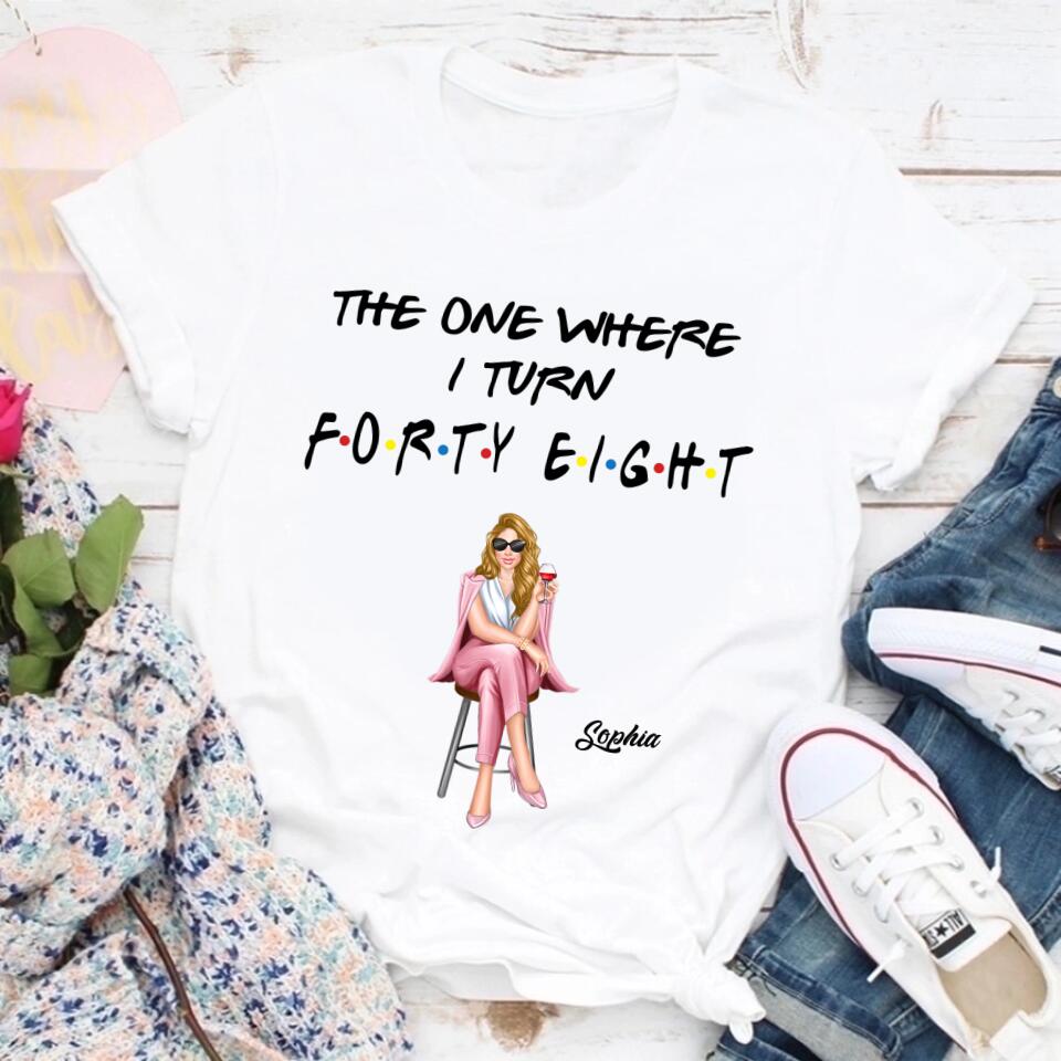 Chapter 48, Fabulous Since 1975 48th Birthday Unique T Shirt For Woman, Custom Birthday Shirt, Her Gifts For 48 Years Old , Turning 48 Birthday Cotton Shirt