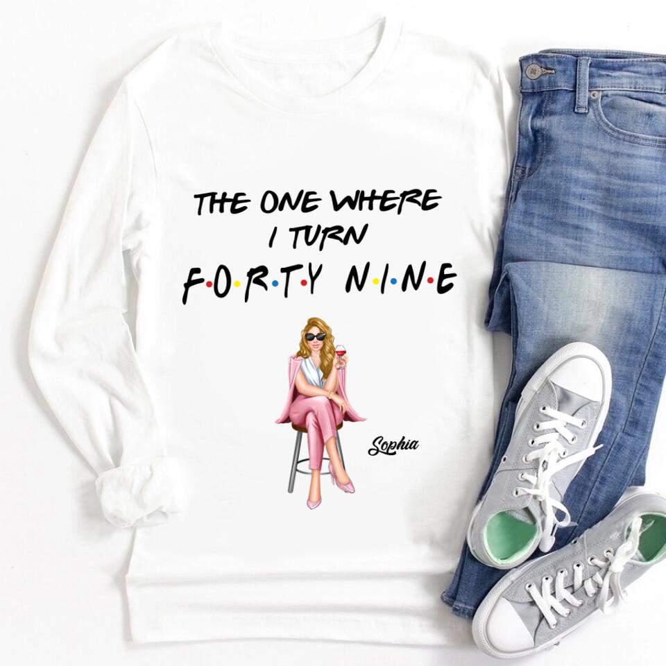 Chapter 49, Fabulous Since 1974 49th Birthday Unique T Shirt For Woman, Custom Birthday Shirt, Her Gifts For 49 Years Old , Turning 49 Birthday Cotton Shirt