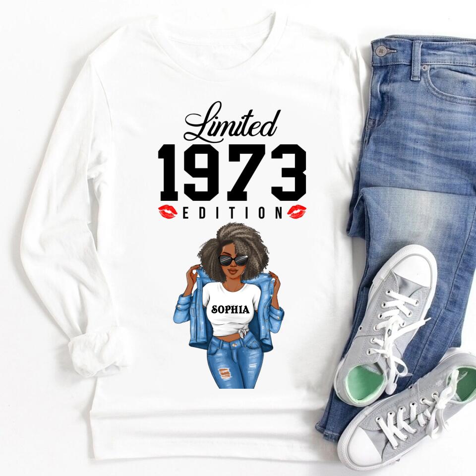 50th Birthday Shirts, Custom Birthday Shirts, Turning 50 Shirt, Gifts For Women Turning 50, 50 And Fabulous Shirt, 1973 Shirt, 50th Birthday Shirts For Her