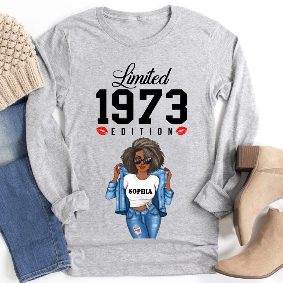 50th Birthday Shirts, Custom Birthday Shirts, Turning 50 Shirt, Gifts For Women Turning 50, 50 And Fabulous Shirt, 1973 Shirt, 50th Birthday Shirts For Her