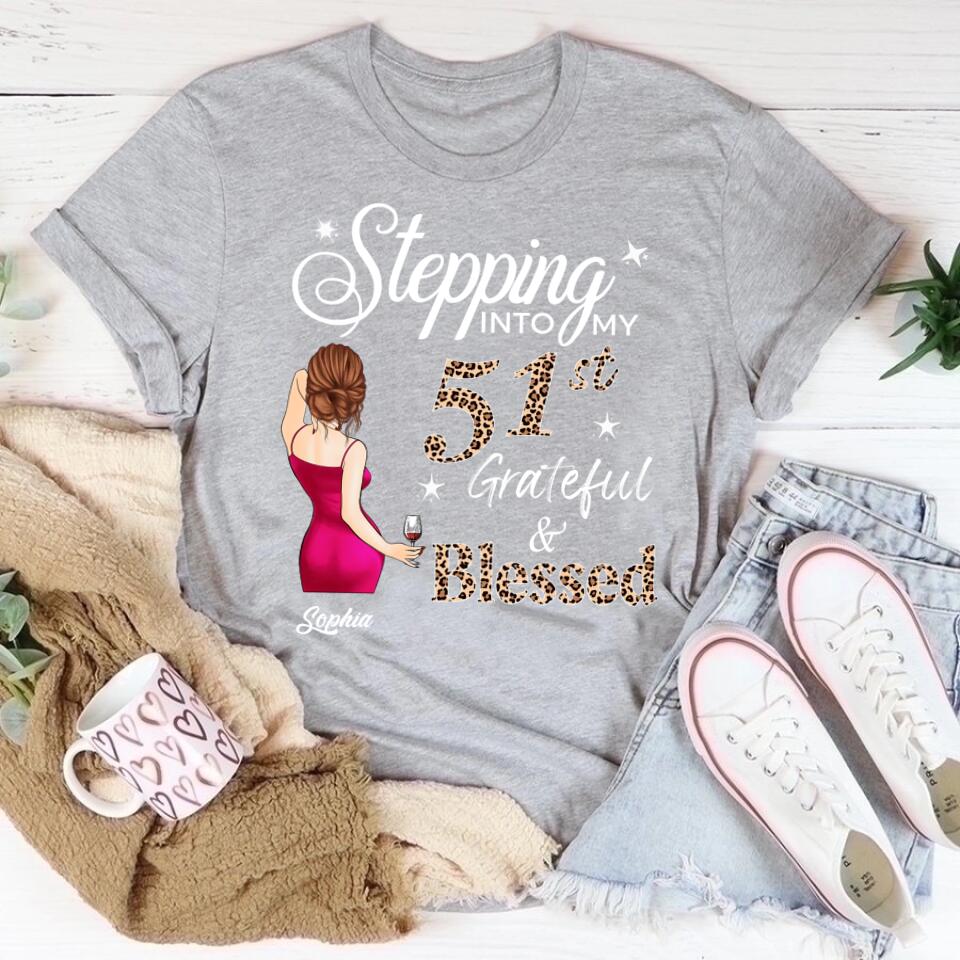 Stepping Into My 51st Birthday, Custom Birthday Shirts, Vintage 1972 Shirt, 51st Birthday Unique 51st Birthday Ideas