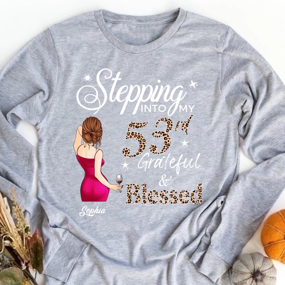 Stepping Into My 53rd Birthday, Custom Birthday Shirts, Vintage 1970 Shirt, 53rd Birthday Unique 53rd Birthday Ideas