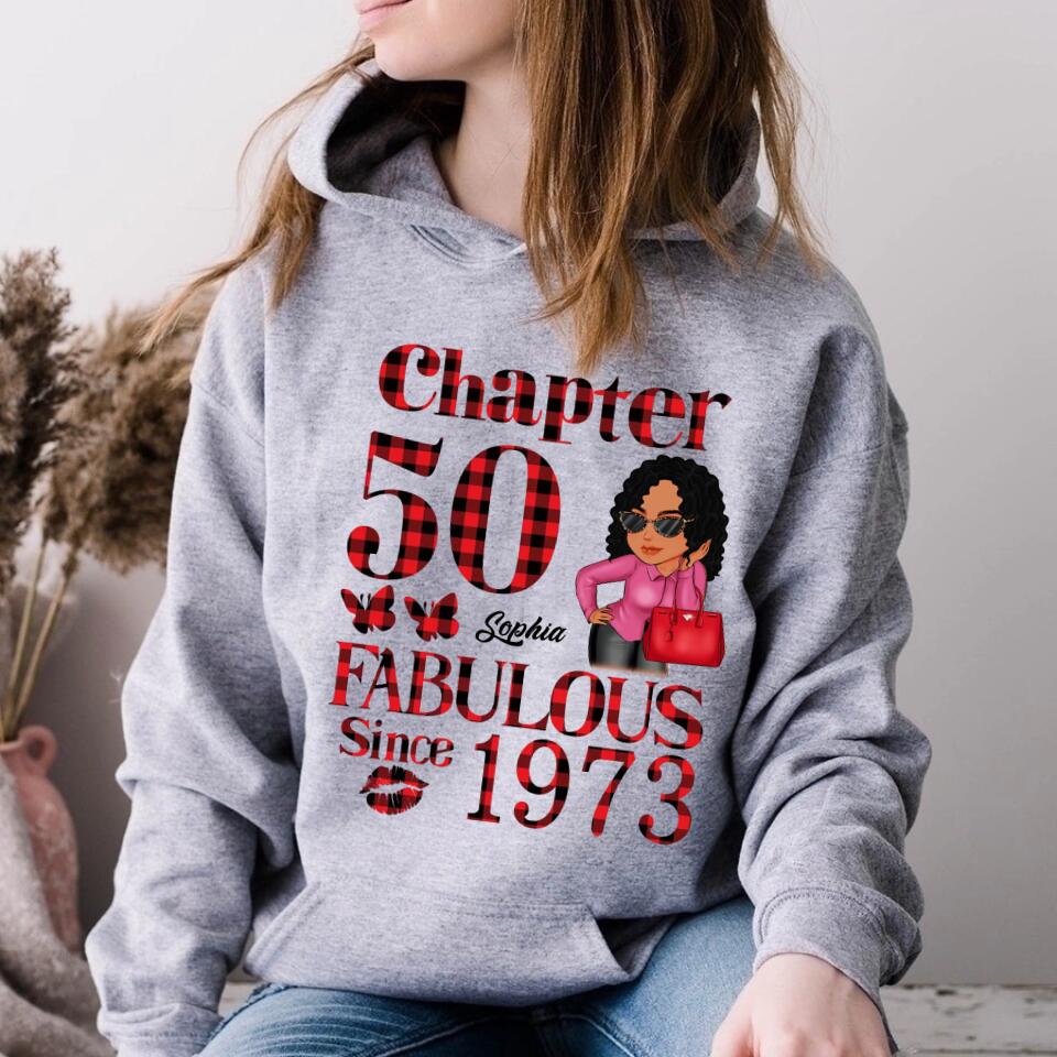 50th Birthday Shirts, Custom Birthday Shirts, Turning 50 Shirt, Gifts For Women Turning 50, 50 And Fabulous Shirt, 1973 Shirt, 50th Birthday Shirts For Her