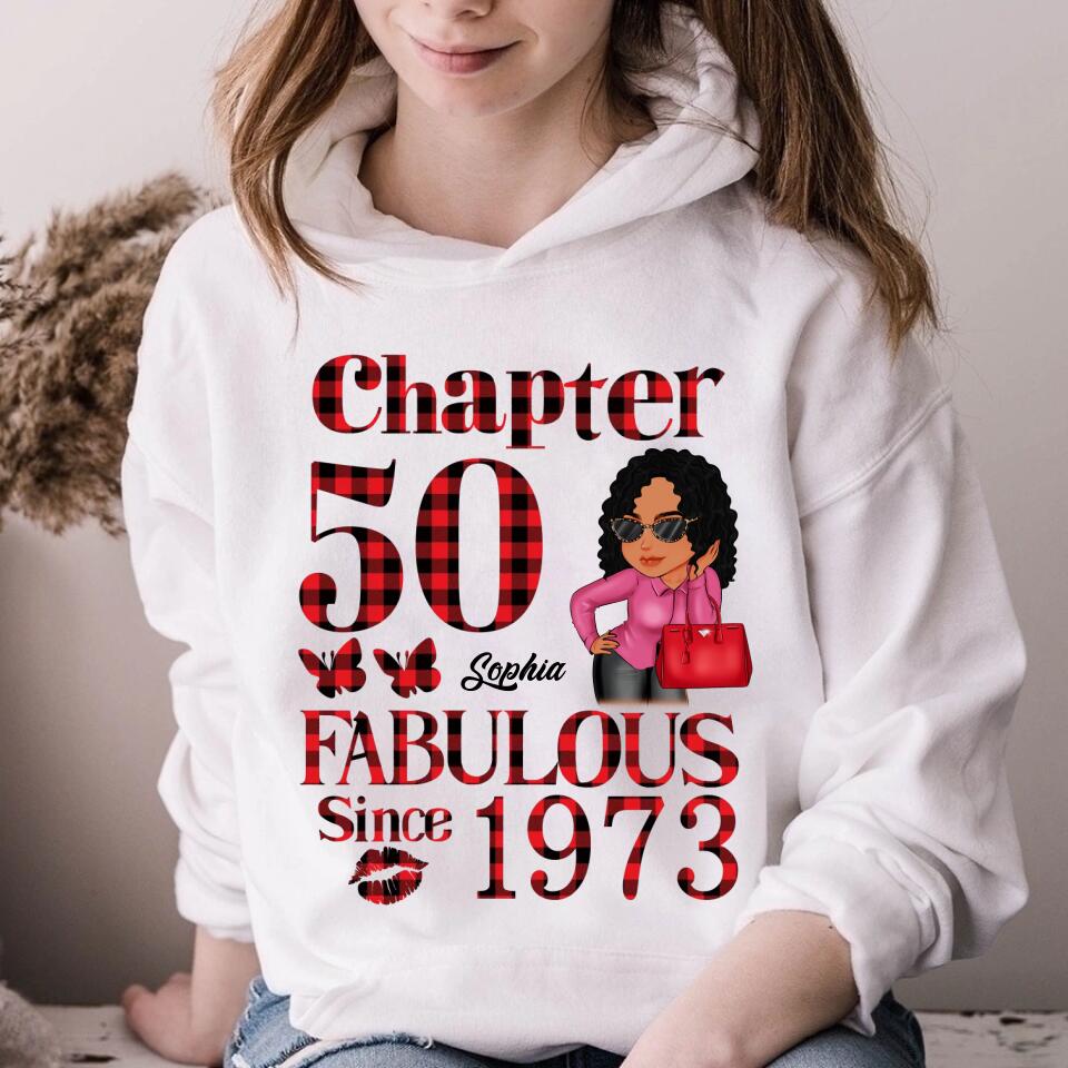 50th Birthday Shirts, Custom Birthday Shirts, Turning 50 Shirt, Gifts For Women Turning 50, 50 And Fabulous Shirt, 1973 Shirt, 50th Birthday Shirts For Her