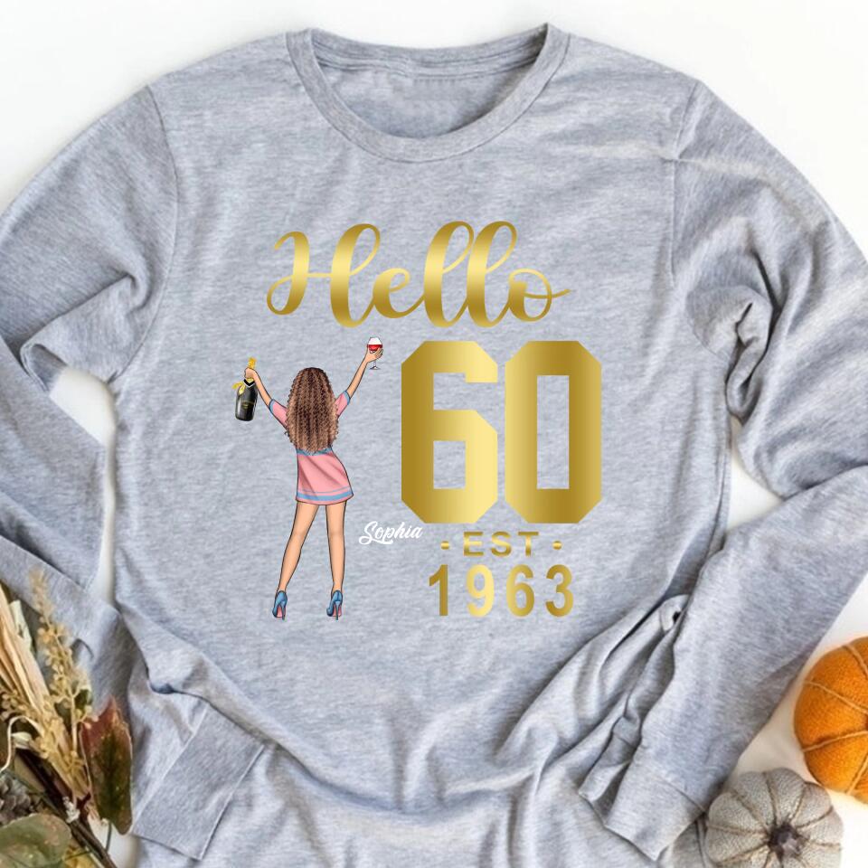 60th birthday shirts for her, Personalised 50th birthday gifts, 1963 t shirt, 60 and fabulous shirt, 60th birthday shirt ideas, gift ideas 60th birthday woman
