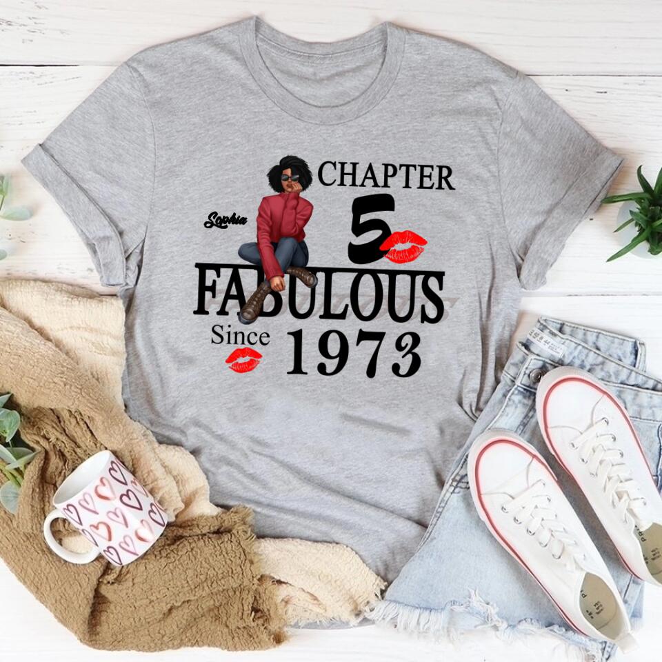 50th birthday shirts for her, Personalised 50th birthday gifts, 1973 t shirt, 50 and fabulous shirt, 50th birthday shirt ideas, gift ideas 50th birthday woman