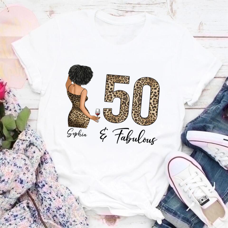 50th Birthday Shirts, Custom Birthday Shirts, Turning 50 Shirt, Gifts For Women Turning 50, 50 And Fabulous Shirt, 1973 Shirts, 50th Birthday Shirts For Her