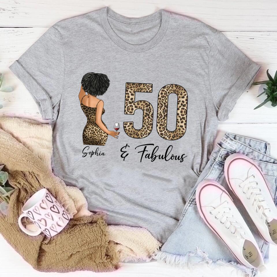 50th Birthday Shirts, Custom Birthday Shirts, Turning 50 Shirt, Gifts For Women Turning 50, 50 And Fabulous Shirt, 1973 Shirts, 50th Birthday Shirts For Her