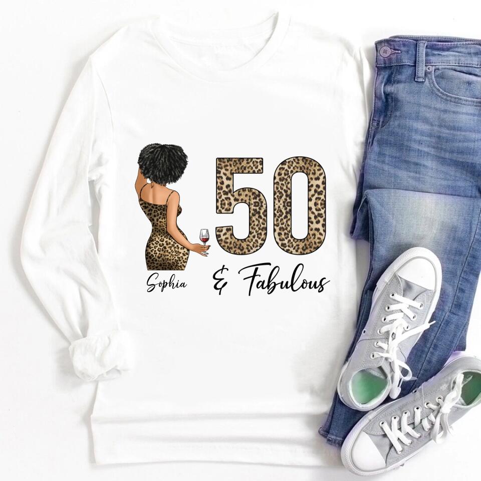 50th Birthday Shirts, Custom Birthday Shirts, Turning 50 Shirt, Gifts For Women Turning 50, 50 And Fabulous Shirt, 1973 Shirts, 50th Birthday Shirts For Her