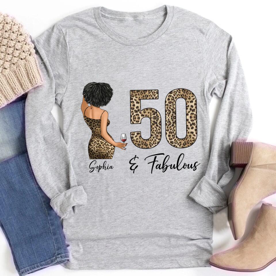50th Birthday Shirts, Custom Birthday Shirts, Turning 50 Shirt, Gifts For Women Turning 50, 50 And Fabulous Shirt, 1973 Shirts, 50th Birthday Shirts For Her