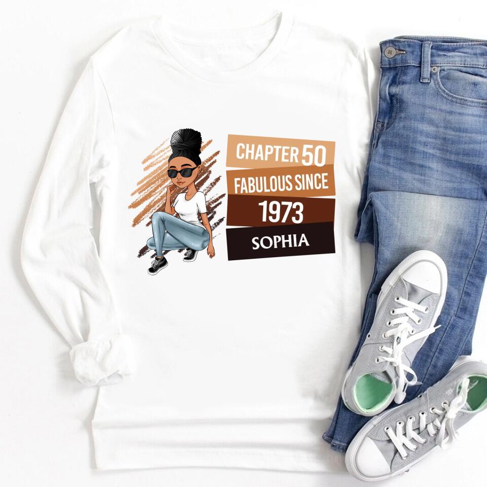 50th birthday shirts for her, Personalised 50th birthday gifts, 1973 t shirt, 50 and fabulous shirt, 50th birthday shirt ideas, gift ideas 50th birthday woman