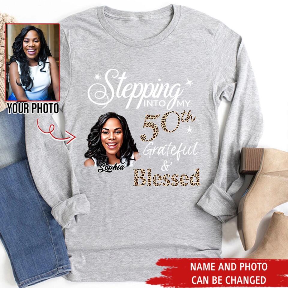 Stepping Into My 50th Birthday, Custom Birthday Shirts, Vintage 1973 Shirt, 50th Birthday Unique 50th Birthday Ideas