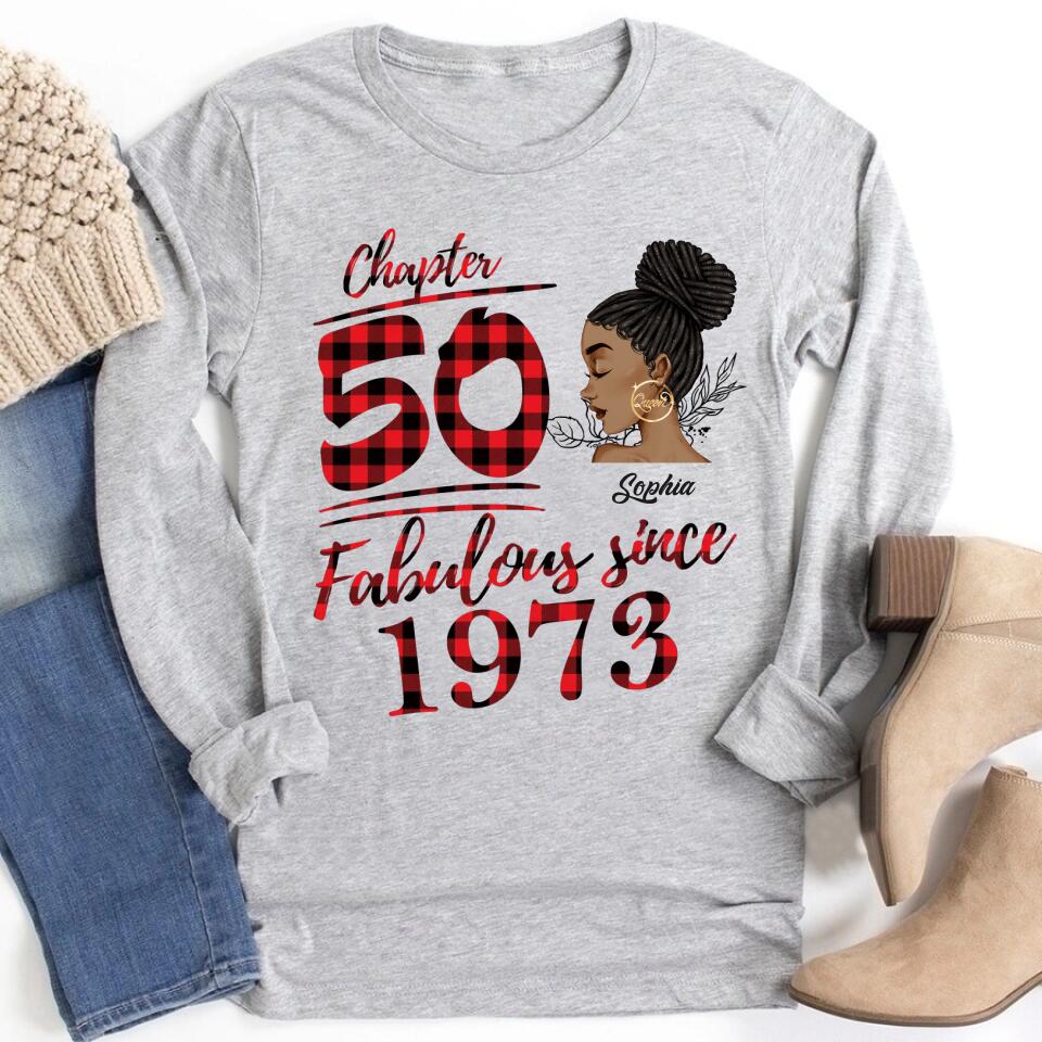 50th Birthday Shirts, Custom Birthday Shirts, Turning 50 Shirt, Gifts For Women Turning 50, 50 And Fabulous Shirt, 1973 Shirt, 50th Birthday Shirts For Her
