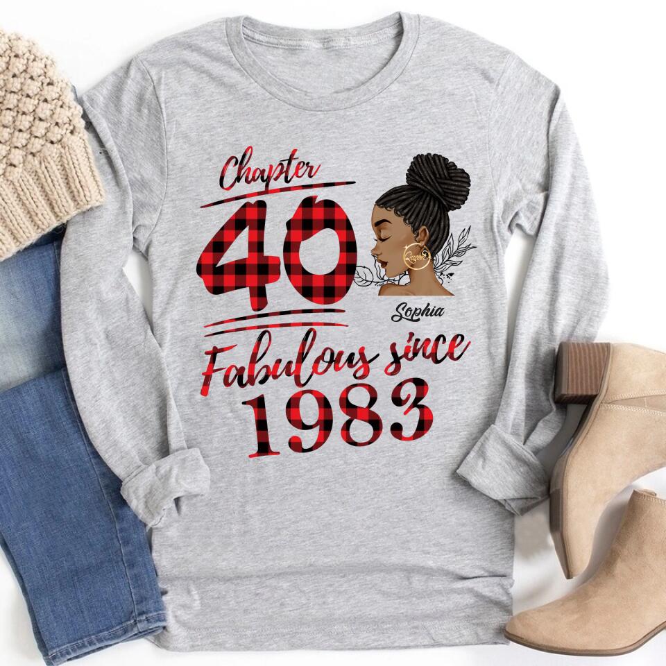 40th Birthday Shirts, Custom Birthday Shirts, Turning 40 Shirt, Gifts For Women Turning 40, 40 And Fabulous Shirt, 1983 Shirt, 50th Birthday Shirts For Her