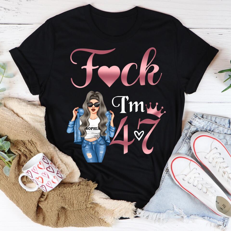 Custom Birthday Shirts, Chapter 47, Fabulous Since 1976 47th Birthday Unique T Shirt For Woman, Her Gifts For 47 Years Old