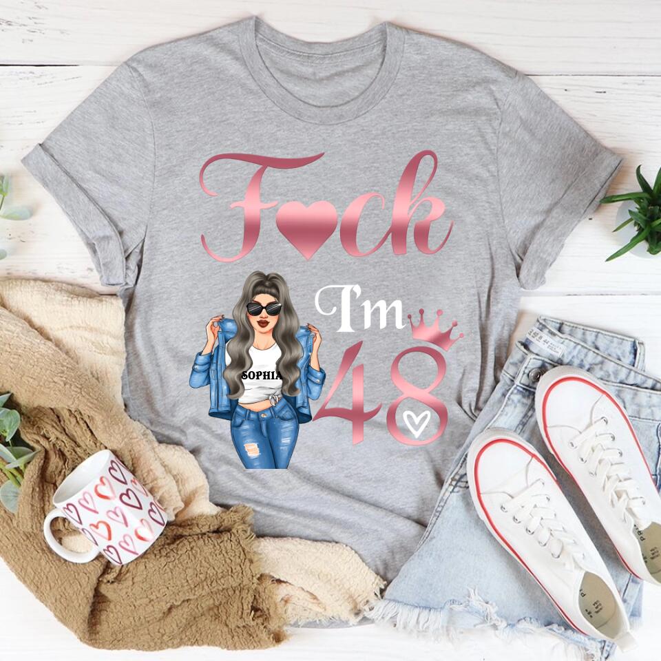 Custom Birthday Shirts, Chapter 48, Fabulous Since 1975 48th Birthday Unique T Shirt For Woman, Her Gifts For 48 Years Old